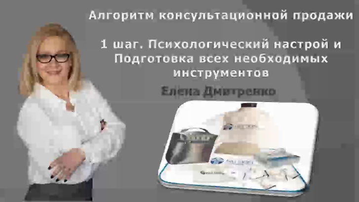 ➠➠➠ 1. Подготовка и психологический настрой. Алгоритм консультационной продажи