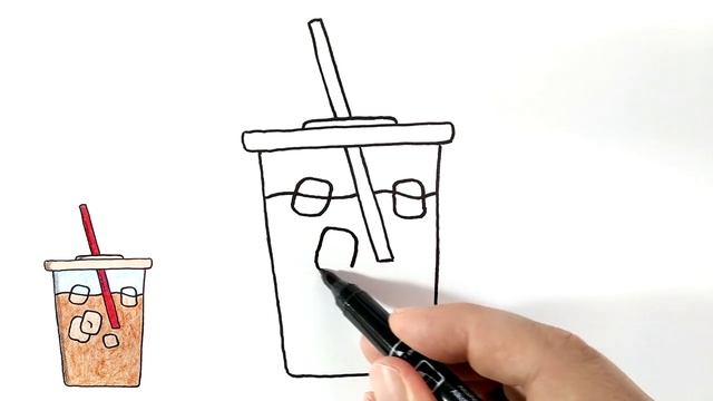 Как нарисовать Кофе со Льдом смотреть онлайн