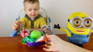 Играем и учим овощи и фрукты на липучках, учим названия на английском языке