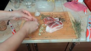 Как солить сало дома  | сало по-скандинавски с чебрецом ( how to cook bacon )