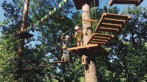 Веревочный городок в Первомайском парке