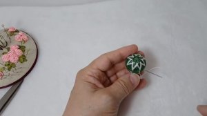 Темари для брелка. Вышиваю ромашку