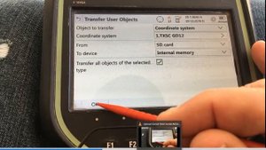 How to Upload a Geoid Field field to Leica CS20 and attached to Coordinate System