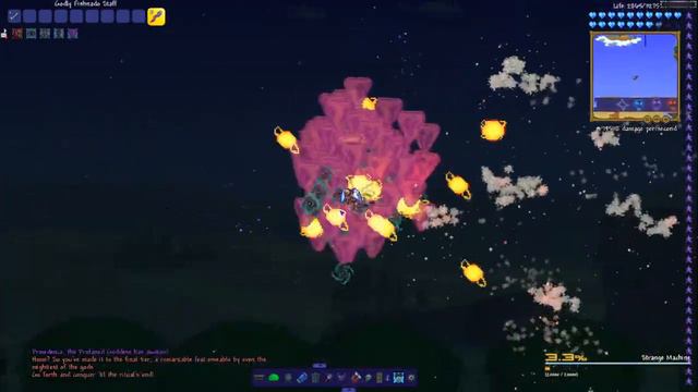 Terraria Supreme Buffed Fishnado Staff vs Calamity Mod Death Mode Boss Rush ll Ancients Awakened Mo смотреть онлайн