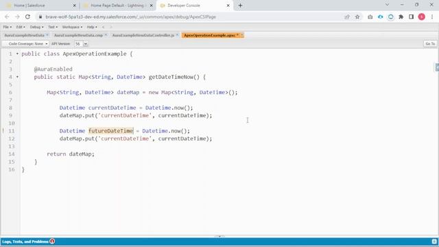 Apex Aura Component How to Add and Subtract Days, Hours, Minutes in Datetime value GMT