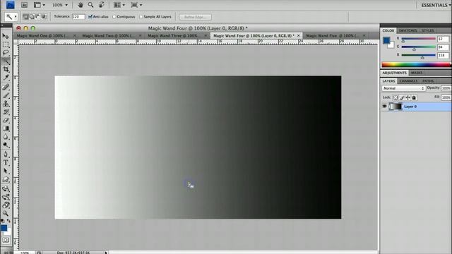 Photoshop Beginner Tutorials - The Magic Wand Tool смотреть онлайн