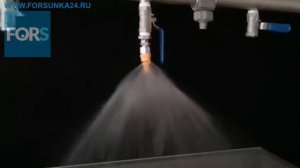 полноконусное распыление пластиковой спиральной форсунки