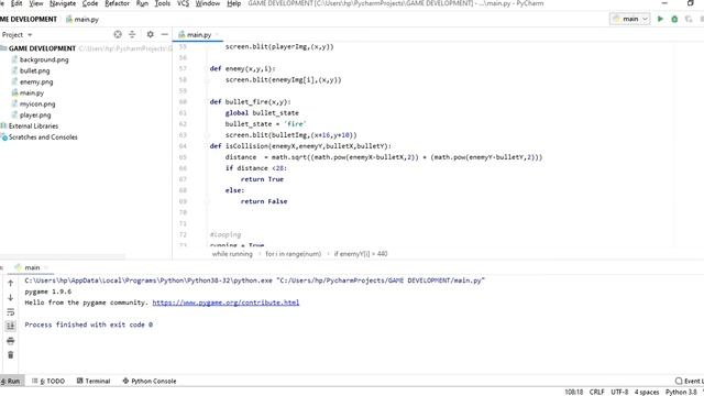 Python Game Development | PART-14 | How To Display Game Over Screen In Gaming Windows In Python смотреть онлайн