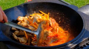 ТУШЕНАЯ КАПУСТА С МЯСОМ В КАЗАНЕ БЫСТРО И ПРОСТО рецепт ОТ МАМЫ STEWED CABBAGE. VERY TASTY!