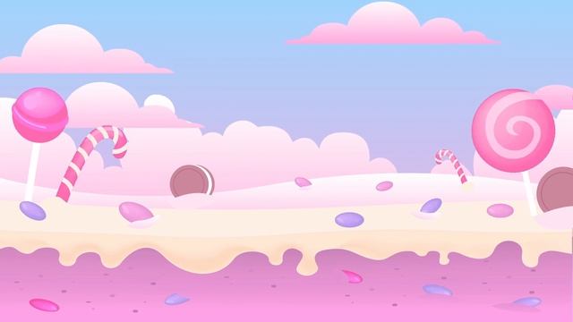 Candy Land - Free Cartoon Background Loop смотреть онлайн