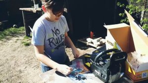 Бензопила HUTER BS-45M|Обзор