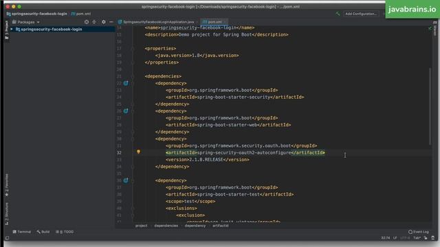 Implementing login with Facebook and Github from scratch - Java Brains смотреть онлайн
