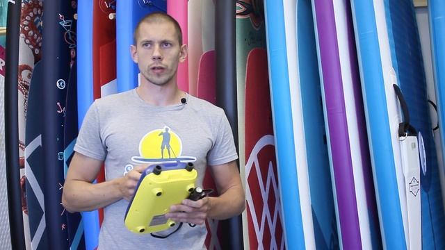 Электрический насос для SUP досок. смотреть онлайн