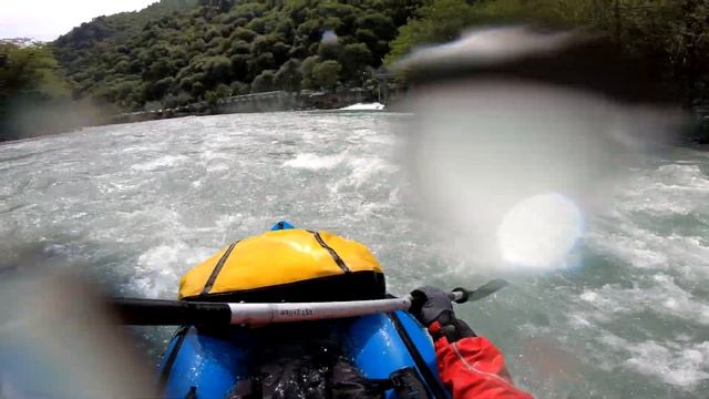 Большая и ветренная Бзыбь | Первый опыт бурноводного сплава на пакрафте смотреть онлайн