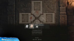 Resident Evil 4 Remake - Wall With Four Slots / Lithographic Stones Puzzle Guide (RE4)