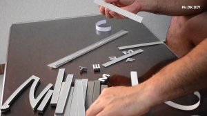 3D BIG DIY CLOCK / Wall Clock Installation for Home Decoration