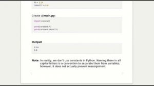 Python tutorials for begineers - 07 Constant in python | Coding Nights