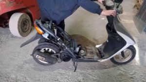 Honda Dio AF34 странный звук