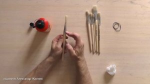 Готовим кисти для акрила. Живопись акрилом