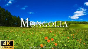 FLYING OVER MONGOLIA (4K UHD) - Relaxing Music Along With Beautiful Nature Videos- 4K Video Ultra HD