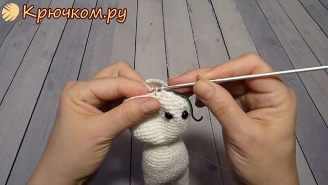 Зайка Агнес крючком