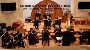 Greensleeves arranged by Bjorn Martin performed by SOA Flute Orchestra