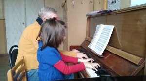 Марианна Лемешкина, 7 лет. На уроке джаза. М.Шмитц. Ансамбль №33.