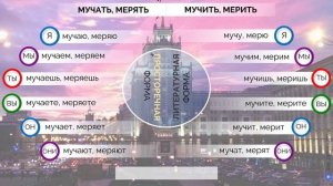Мучить или мучать? Мерить или мерять? Как правильно?