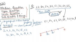 Median, Quartiles, Upper Quartile, Lower Quartile, Inter Quartile and Range