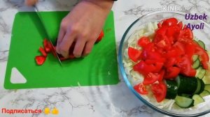 ВКУСНЫЕ САЛАТЫ РЕЦЕПТЫ//OSON SALATLAR//SALATLAR TAYYORLASH//MAYONEZLI SALATLAR//САЛАТЛАР ТАЙЁРЛАШ