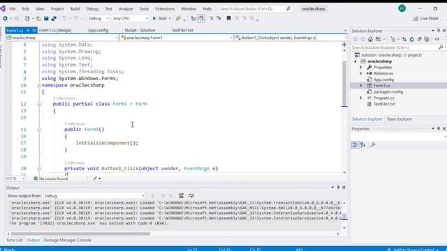 How to connect Oracle Database With C# смотреть онлайн