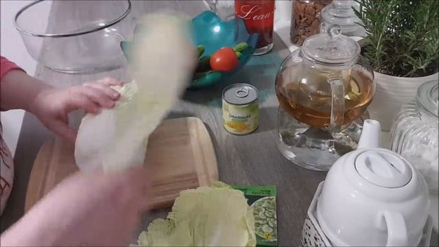 Cалат !Полента!Быстрый вкусный ужин! Домашняя еда Кухня Рецепты