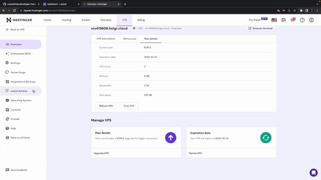 How to EASILY Host a Laravel / FilamentPHP Project on Hostinger Using VPS Hosting
