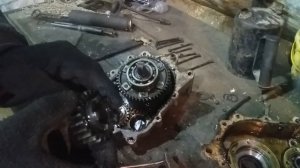 Внутренности редуктора "Муравей". Для СМЗ С3Д.