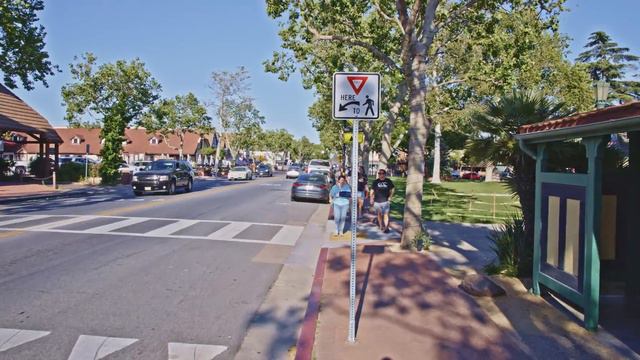【8K】Solvang, CA walk (Turn On subtitles for facts) 60fps HDR