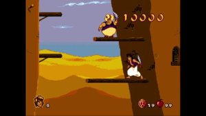 Disney’s Aladdin • SEGA • Уровень 3 • Крыши Аграбы
