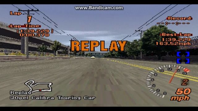 Gran Turismo 2 - [R] Opel Calibra Touring Car смотреть онлайн