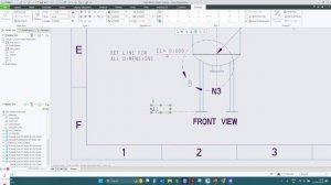 pressure vessel tank drawing in Creo | drawing in Creo | Pv tank drawing in CREO PTC