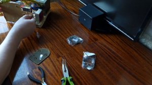 самодельная точечная сварка из трансформатора микроволновки (тест сварки/промежуточный этап сборки)