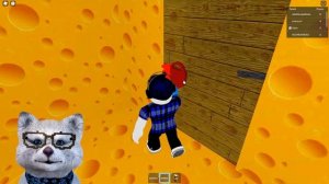 ?? Роблокс Побег из Сыра Жадная Крыса Охотится за мной