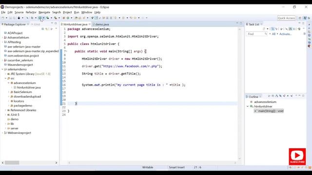 Headless Browser testing using HtmlUnitDriver | Selenium Automation | SDET смотреть онлайн