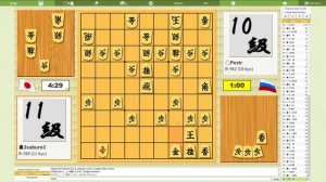 Играю в сёги #2 - Учусь играть в японские шахматы, играю против 11k. Длинная и долгая партия.