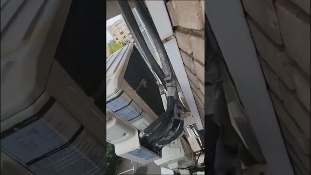 Обслуживание наружных блоков Кондиционеров с вышки #кондиционерымосква #монтажкондиционеров #главен