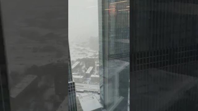 Москва Сити. Зима