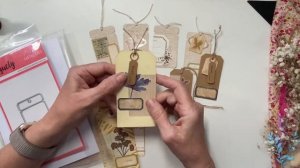 ? #paperinspirationscdt23  October Project - Collage Tags and Tag Clusters