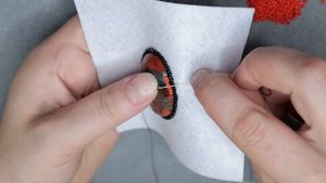 Обшивка кабошона бисером. Как обшить кабошон бисером начинающим. Мастер-класс для новичков. DIY.