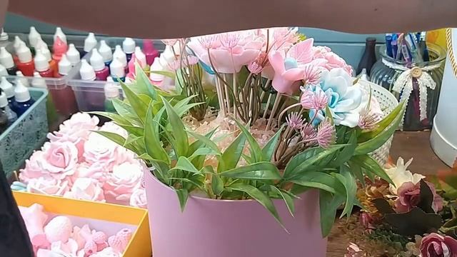 Шикарный и нежный букет в шляпной коробке ? Мыловарение от ТакКруто смотреть онлайн