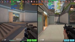 Acer Nitro 5 2022 | 8GB RAM vs 16GB RAM | Valorant | i5 12th Gen 12500H RTX 3050