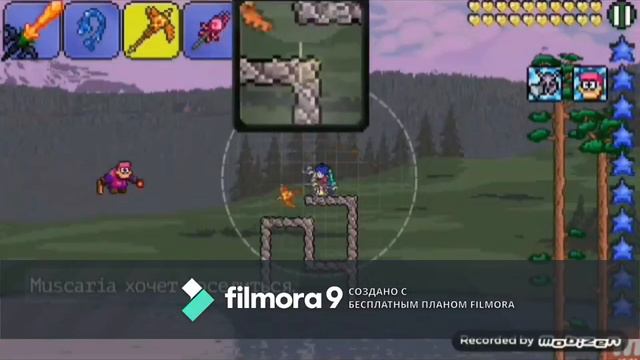Баг в Terraria бесконечный дом с NPC.