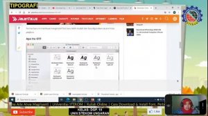 Cara Download & Install Font, Perbedaan OTF & TTF | Program Studi Jurusan Desain Grafis Univ.STEKOM